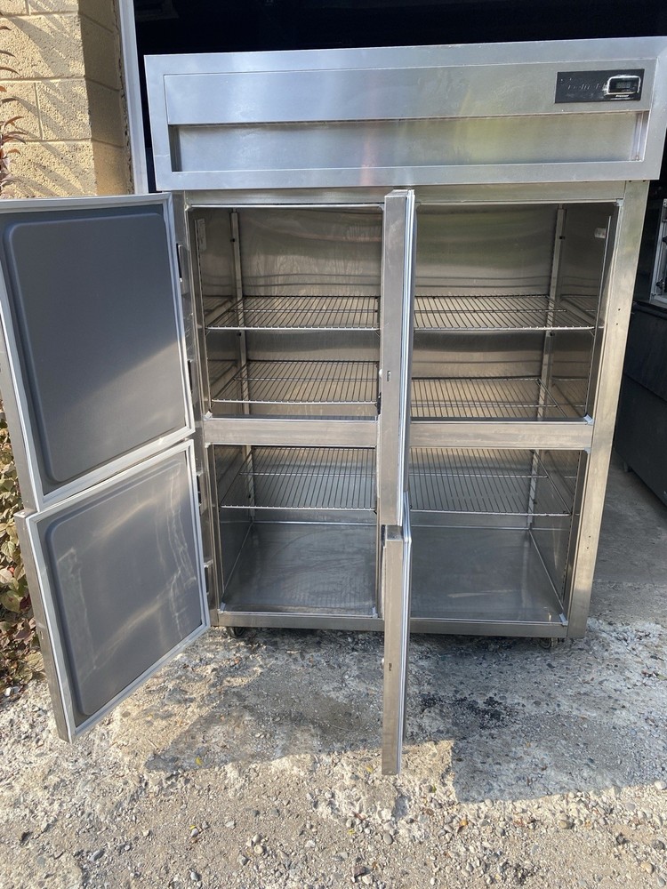 2 -Dr. Split Door, Manitowoc Freezer, Refurbished, 120v