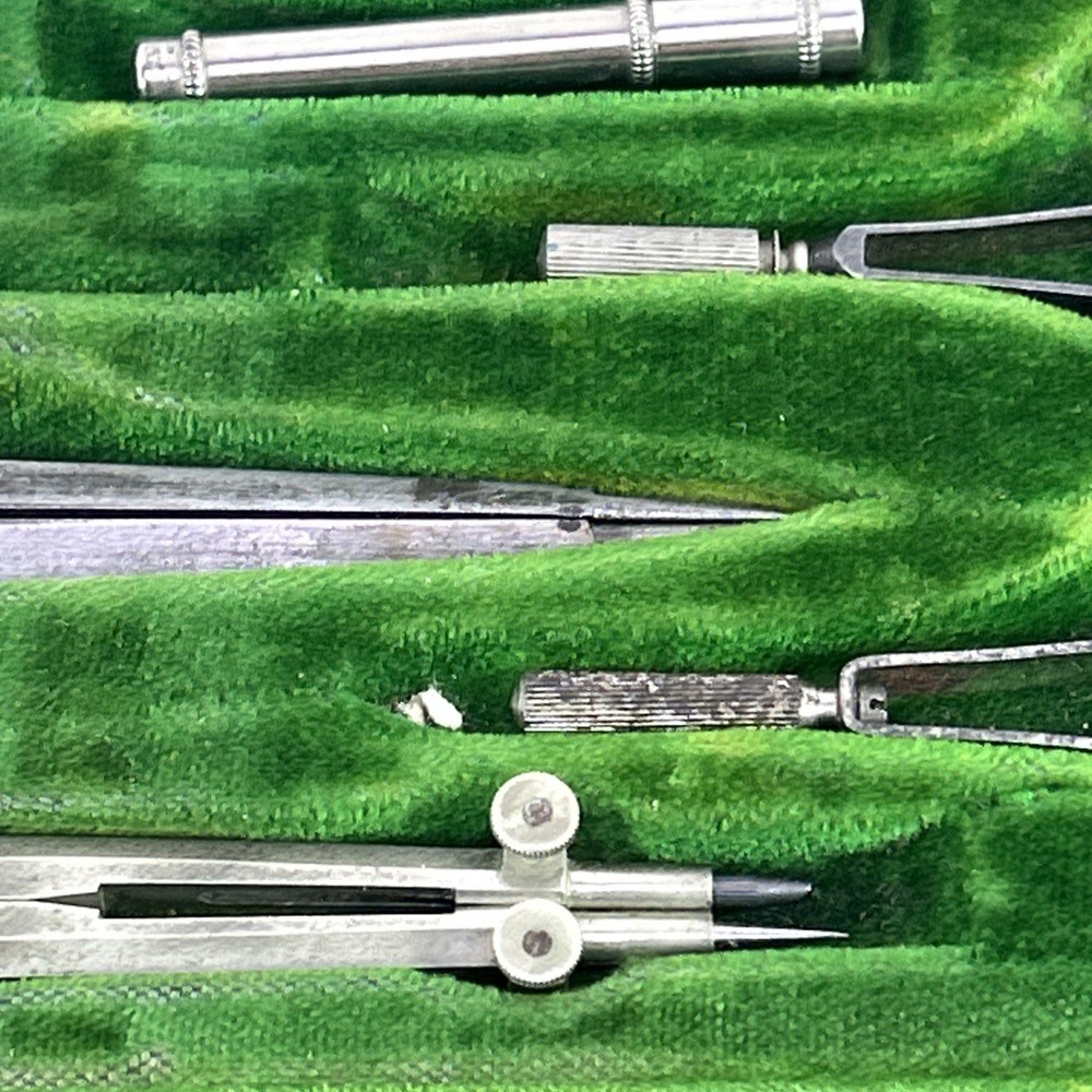 Keuffel & Esser Co Challenge Compass Drafting Set Complete Vintage Model 9726F