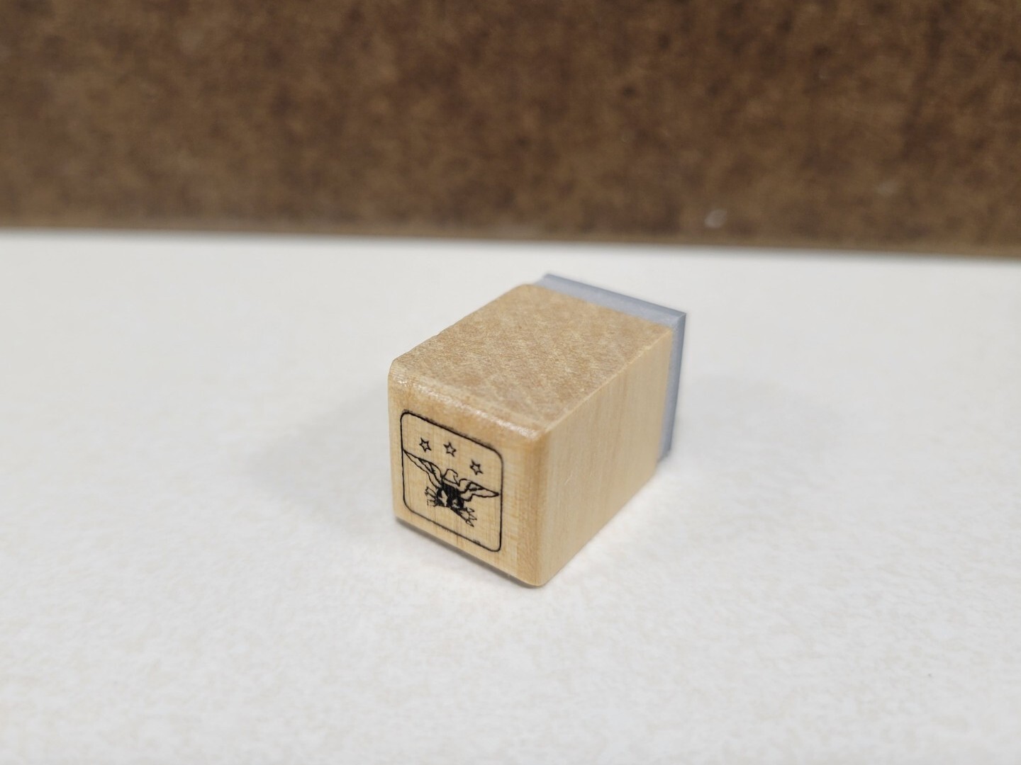 1/2 inch Department of Defense Acceptance Ink Stamp Eagle 3 stars Vietnam - 1993