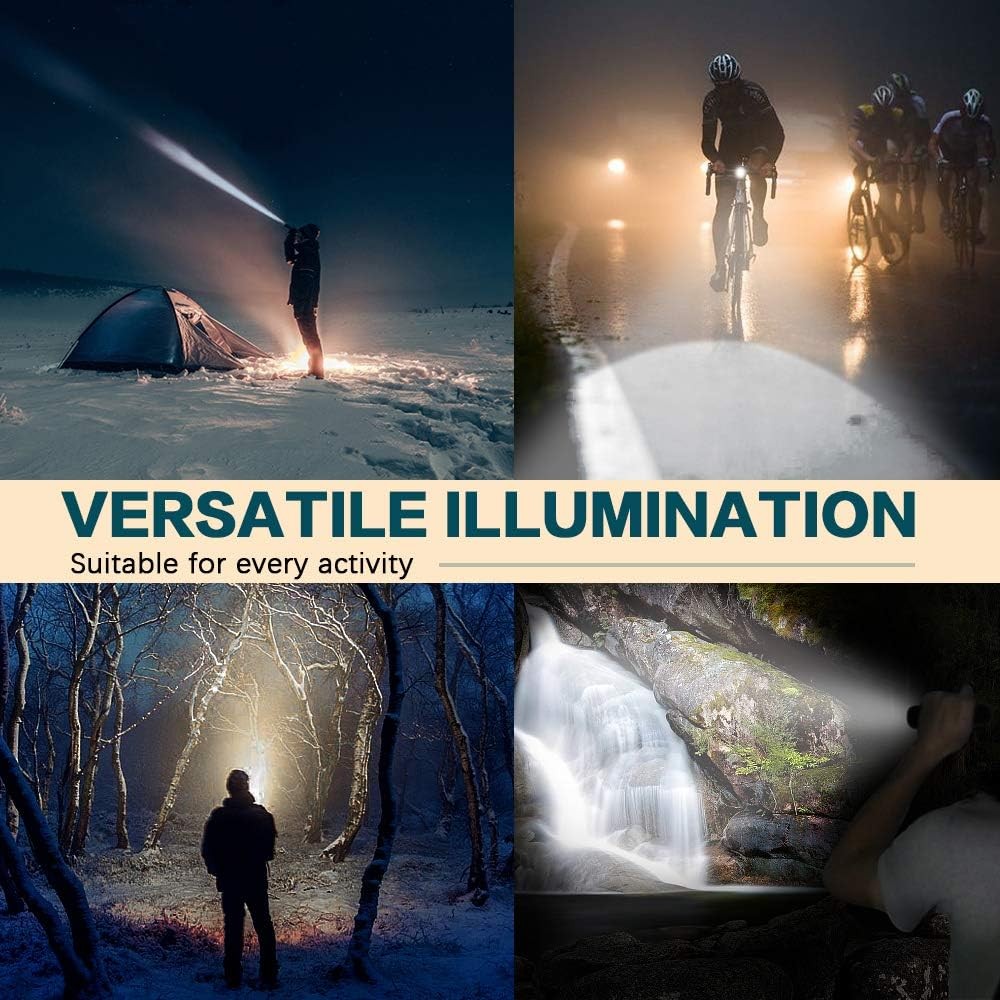 BESTSUN LED Flashlight 2 Pack, Small Flashlights Powerful High Lumens 5 Modes, W
