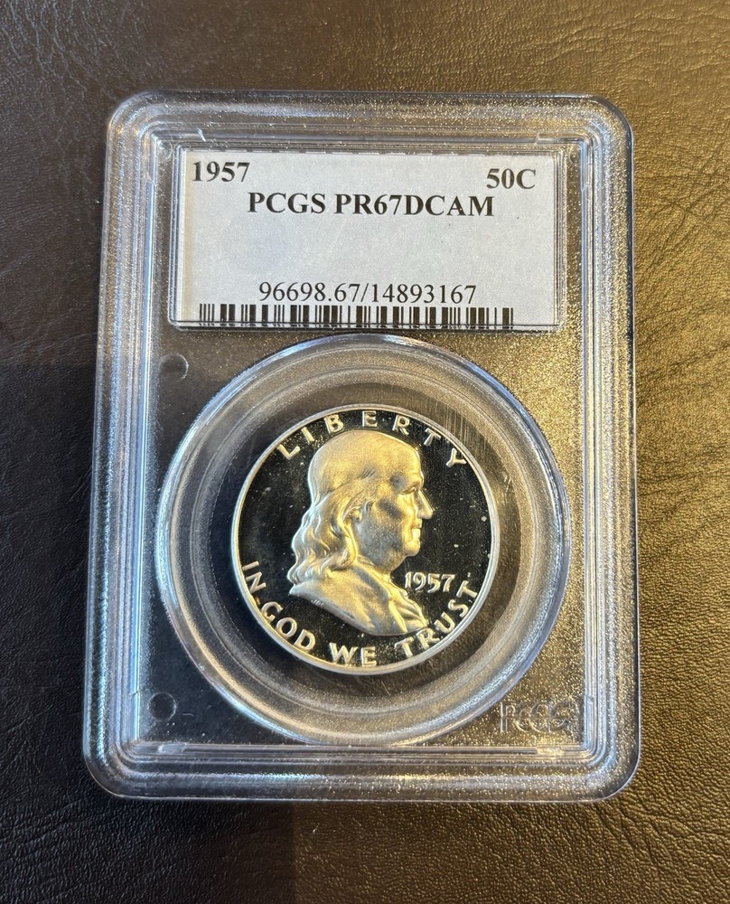 1957 Franklin Half 50c Proof PR67DCAM PCGS
