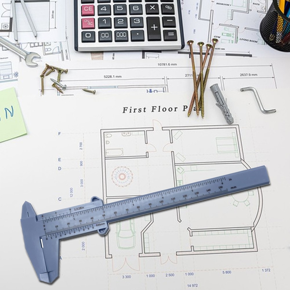 Caliper Measuring Tool Digital Vernier Caliper Multi-functional Random Color