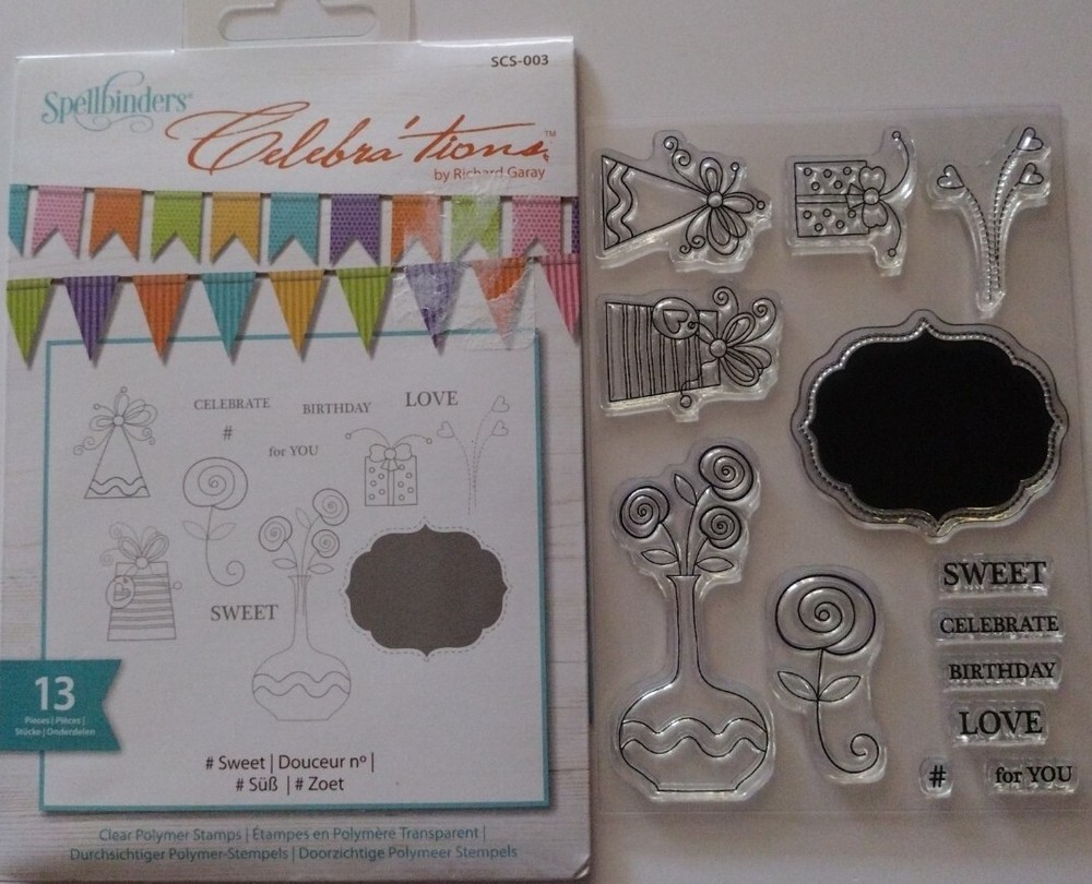 Spellbinders Celebra'tions #Sweet - Clear Stamps
