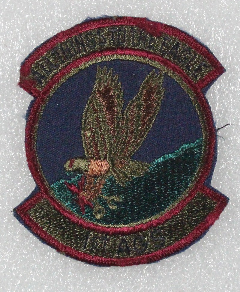 USAF Air Force Patch: 1st Aircraft Generation Squadron - subdued