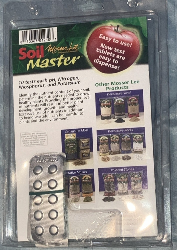 Mosser Lee/ML1210 Soil Test Kit - 40 Tests