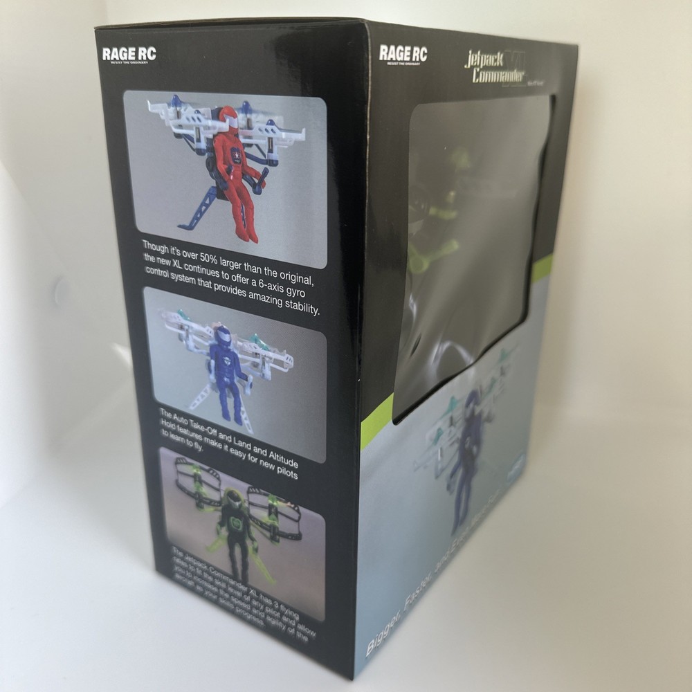 Rage RC 4520 Jetpack Commander XL RTF - Black