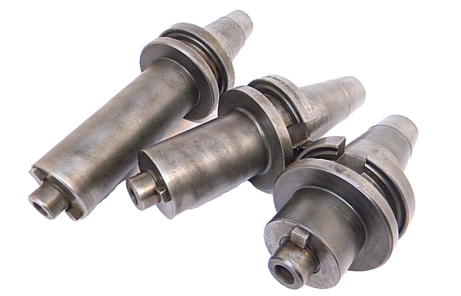 LOT "E" 3PCS. CINCINNATI MILACRON CMA45 SHELL MILL ARBORS 1" (VARIOUS LENGTHS)
