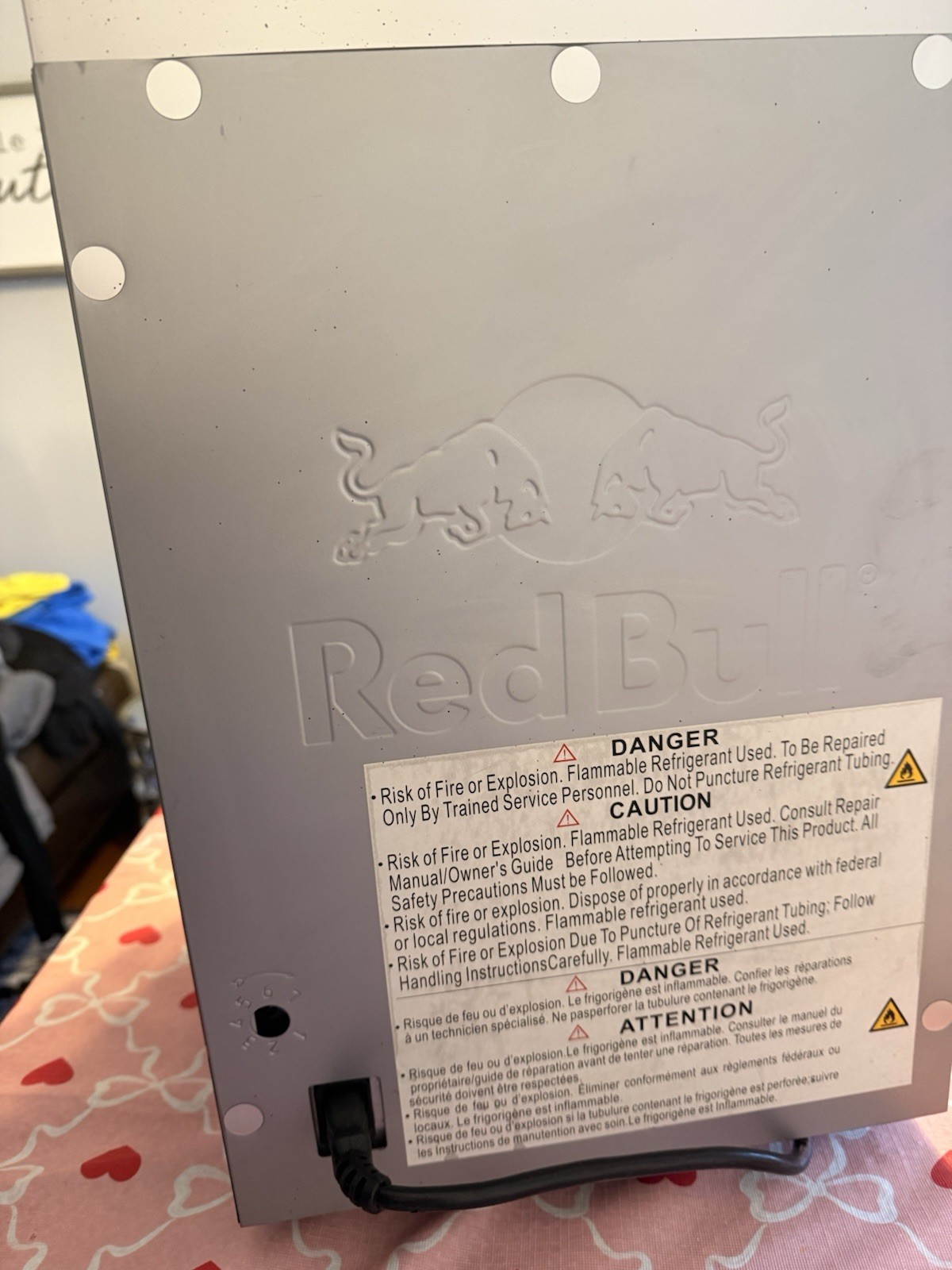 red bull refrigerator