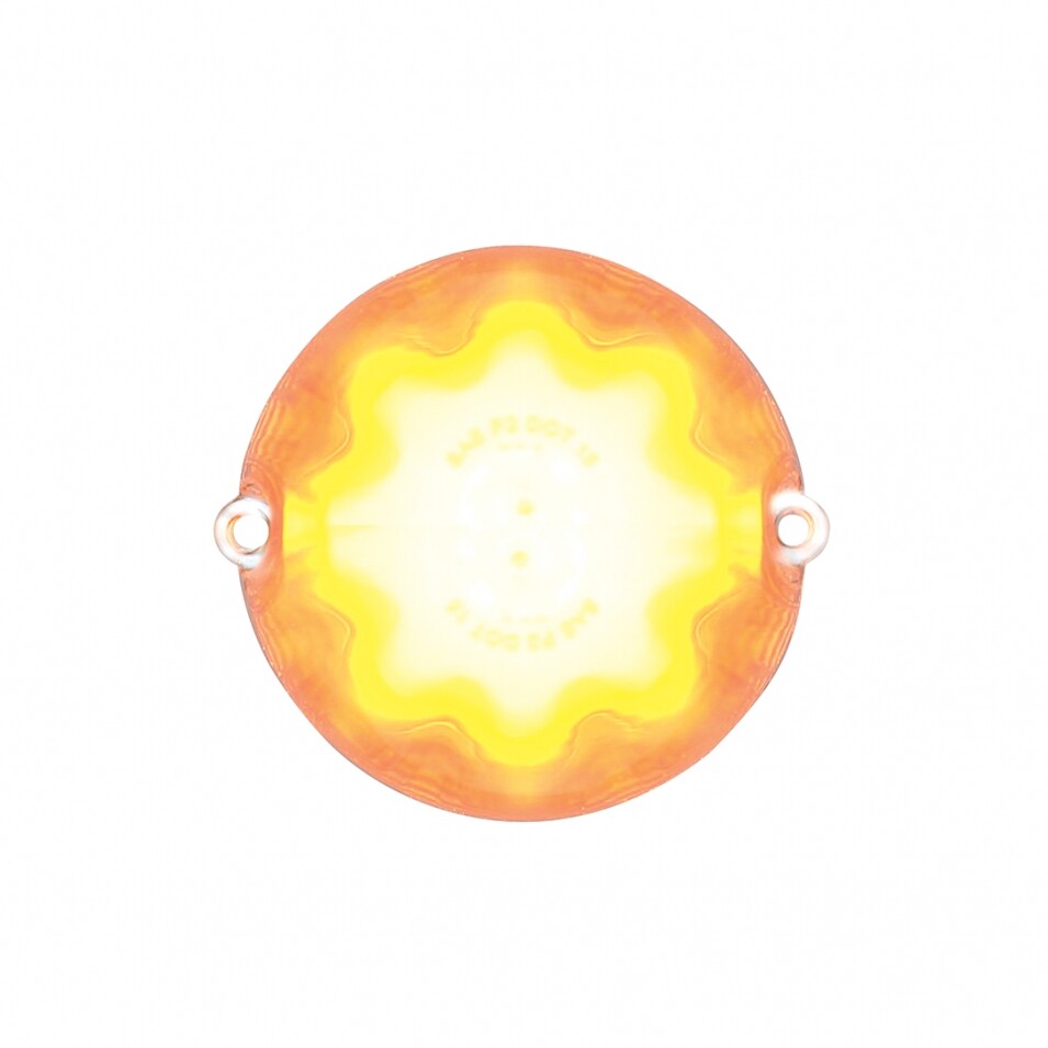 9 LED Dual Function Watermelon Grakon 1000 Cab Light Kit - Amber LED/Clear Lens