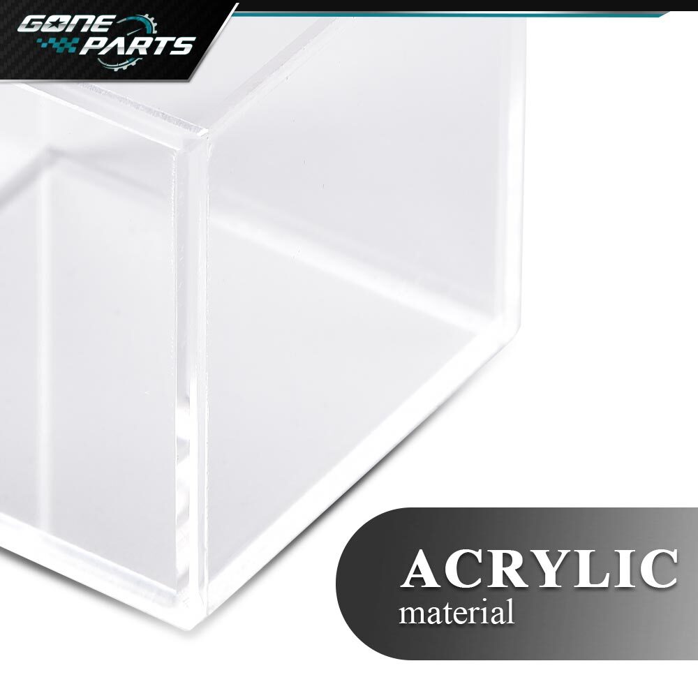 Golf Ball Display Plastic Clear Case Cube Square Stackable Holder Autograph