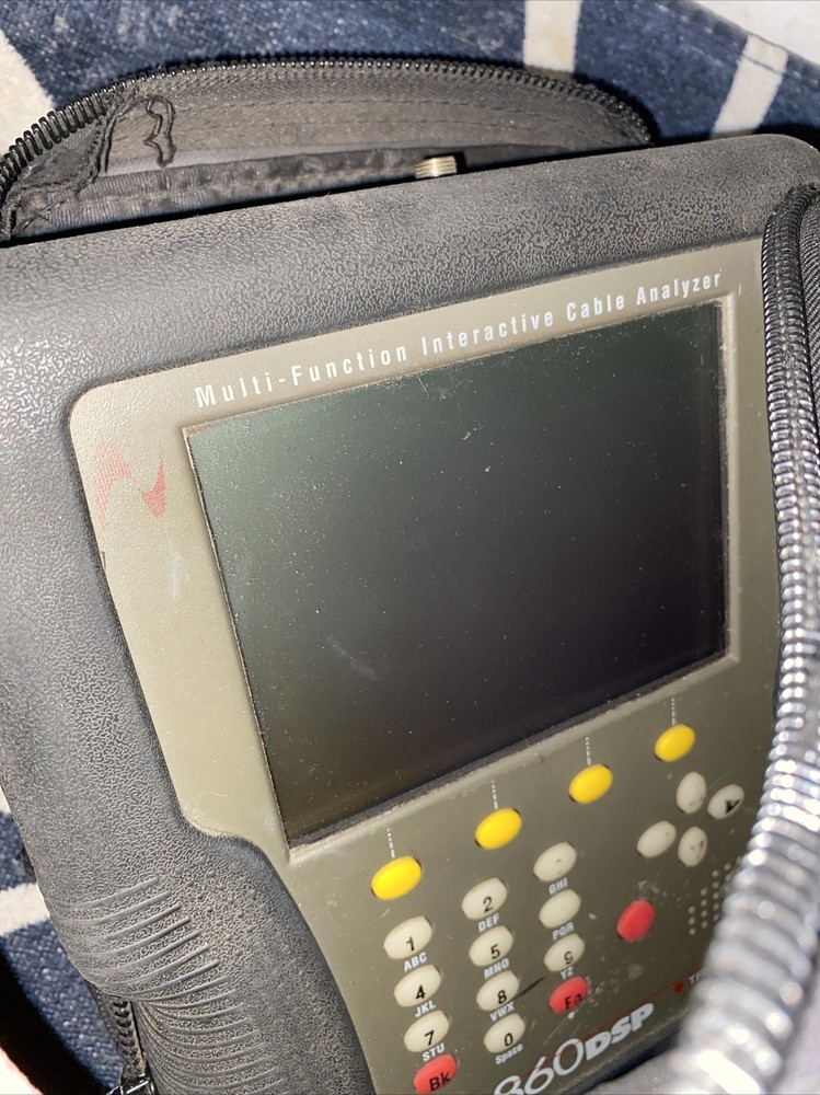 Trilithic 860DSPi Meter Cable Analyzer 860 DSP DSPi Untested