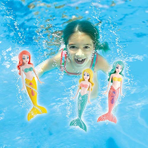 Dive Mermaids 4pc Colors May Vary