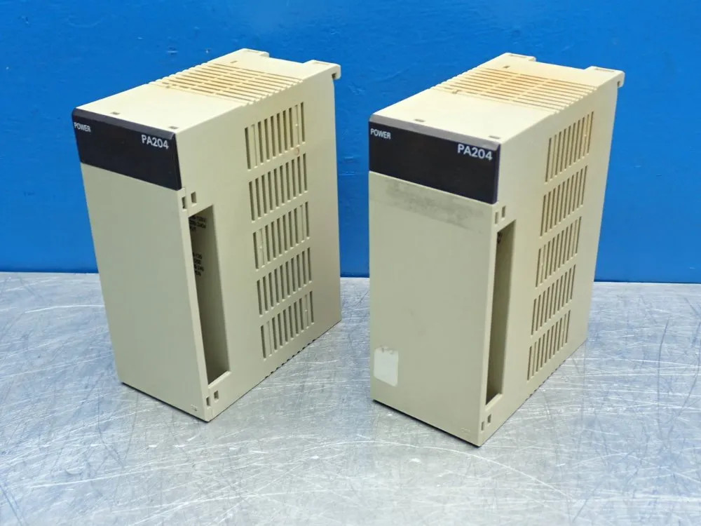 OMRON SYSMAC C200 POWER SUPPLY MODULE, 2PCS C200HW-PA204