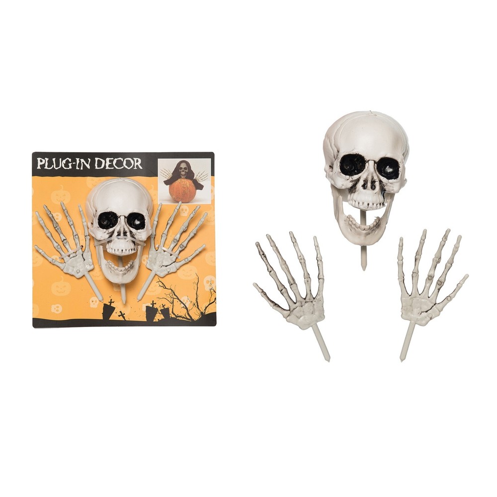 Skeleton Plug-In Halloween Decor