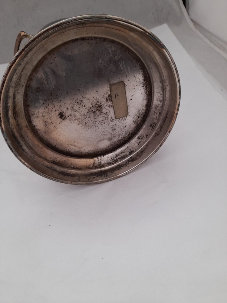 Edwardian silver plated wine holder