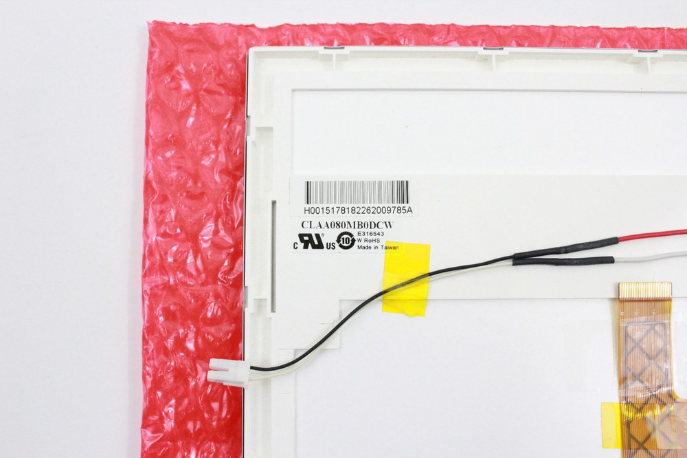 New CPT 8.0" TFT LCD Screen Display CLAA080MB0DCW With Touch Pad