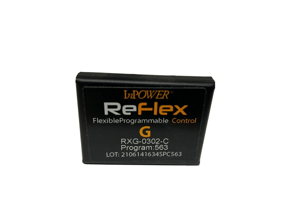 InPower Reflex Flexible Programmable Control G RXG-0302-C PROGRAM 563 *S8