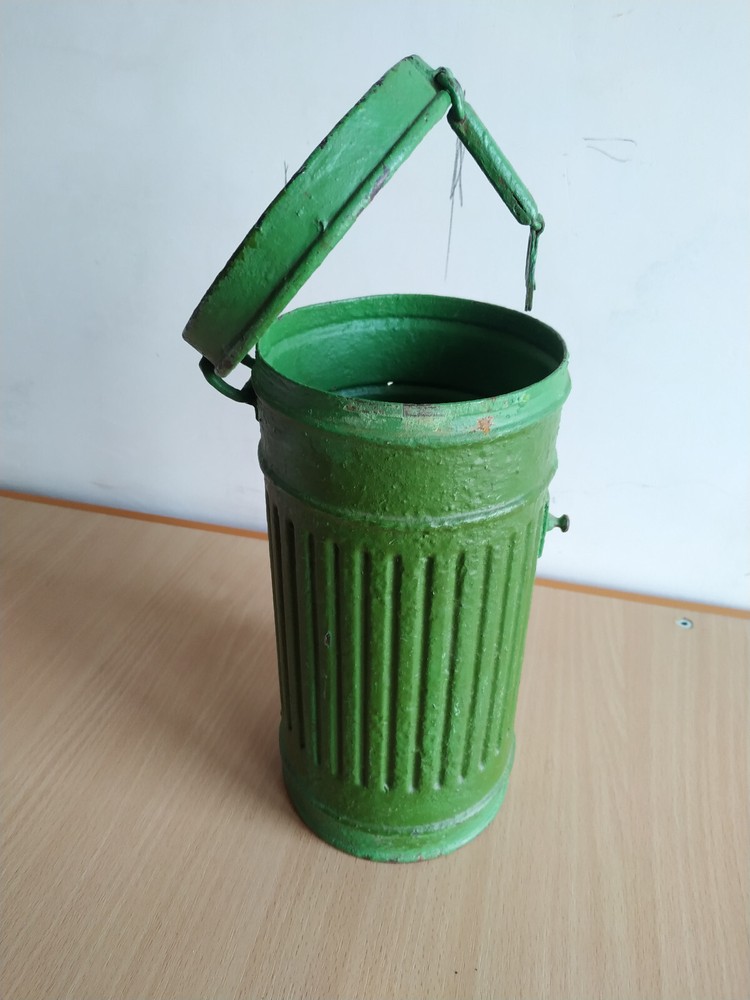 Оригинальный немецкий контейнер противогаз Вермахт танк WW2 газбак