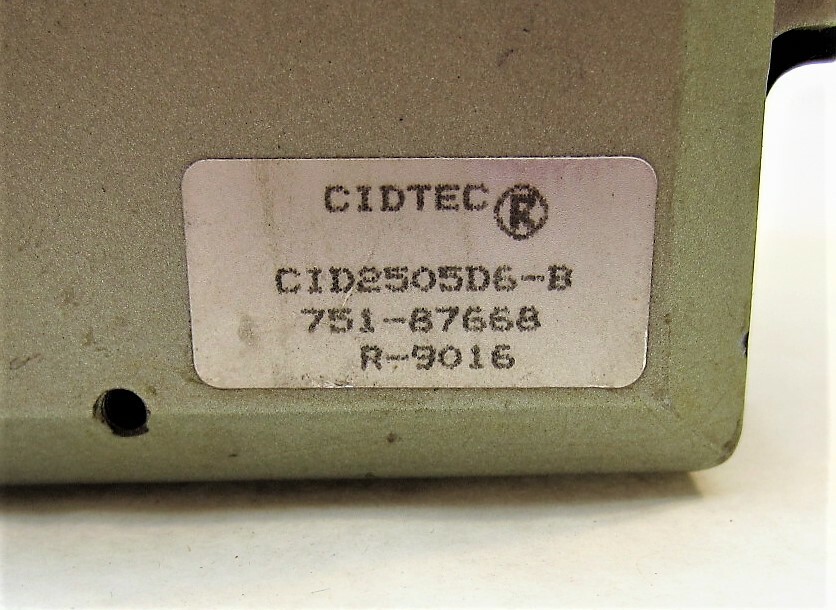 Cidtec CID2505D6-B Machine Vision Camera General Electric