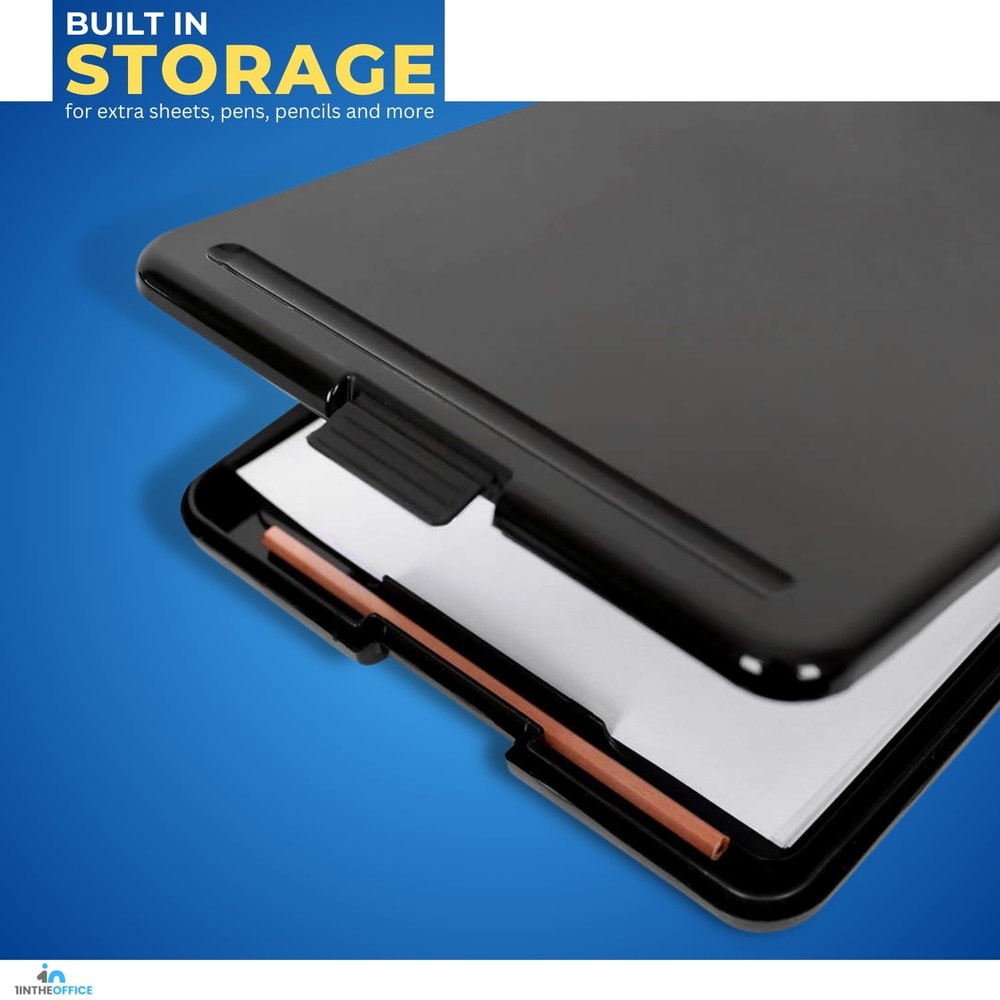 Plastic Storage Clipboard Letter Size, Plastic Clipboard with Low Profile Cli...
