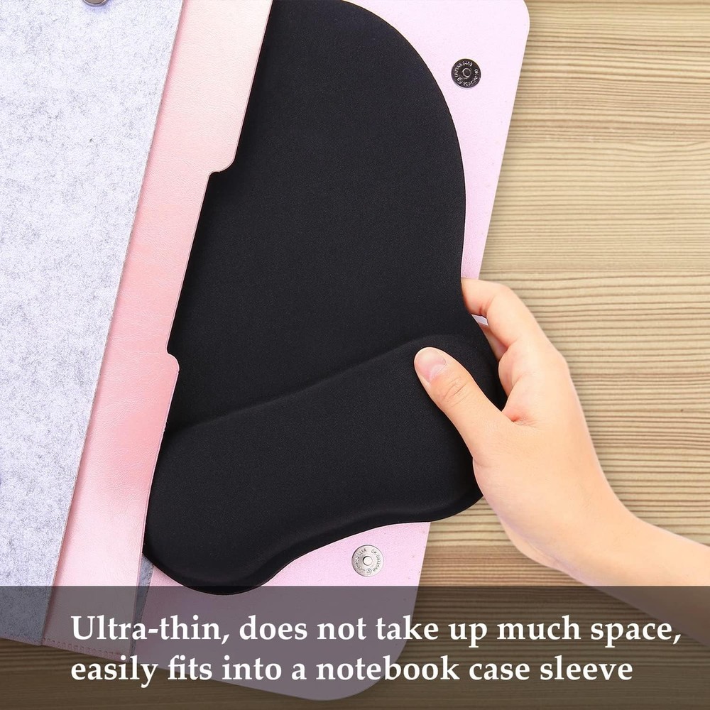 Ergonomic Mouse Pad with Wrist Support, Mousepad with Memory Foam Wrist Rest ...