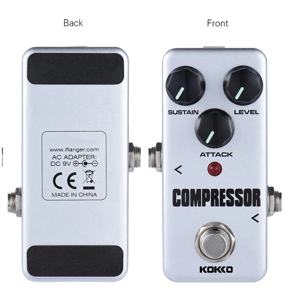 Electric Guitar Effect Pedal Compressor EffectPedal True Bypass Mini SinglePedal