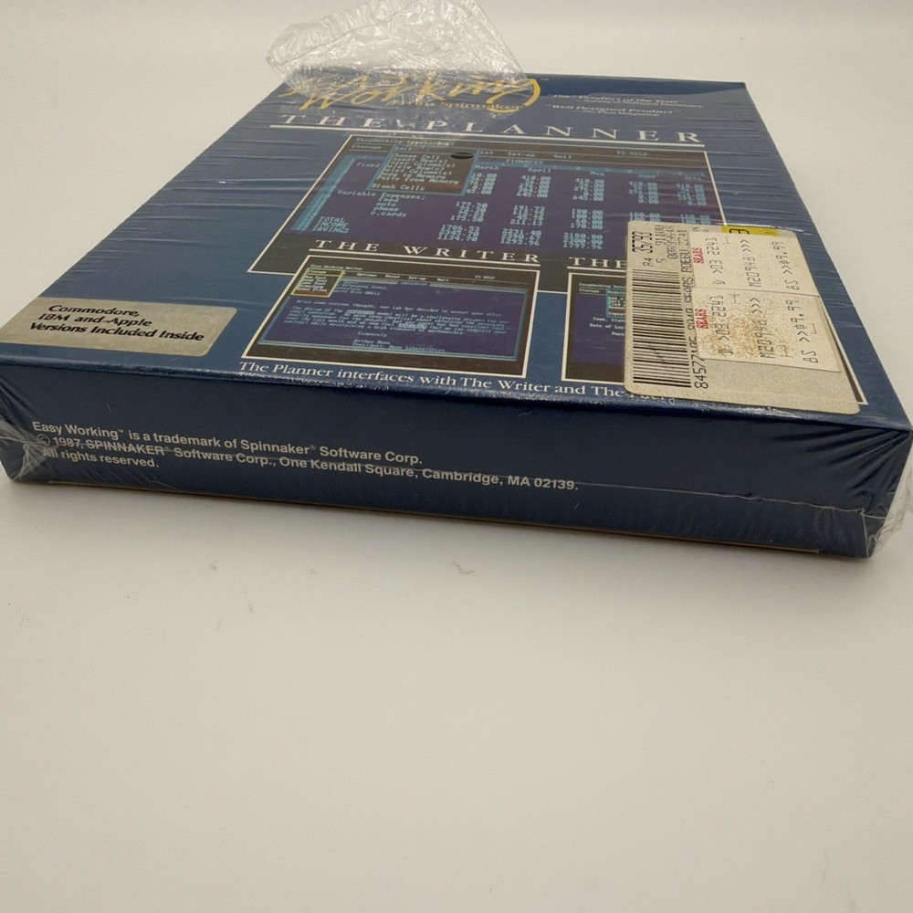 Easy Working The Planner Spinnaker IBM PC & Apple Complete Tested Working