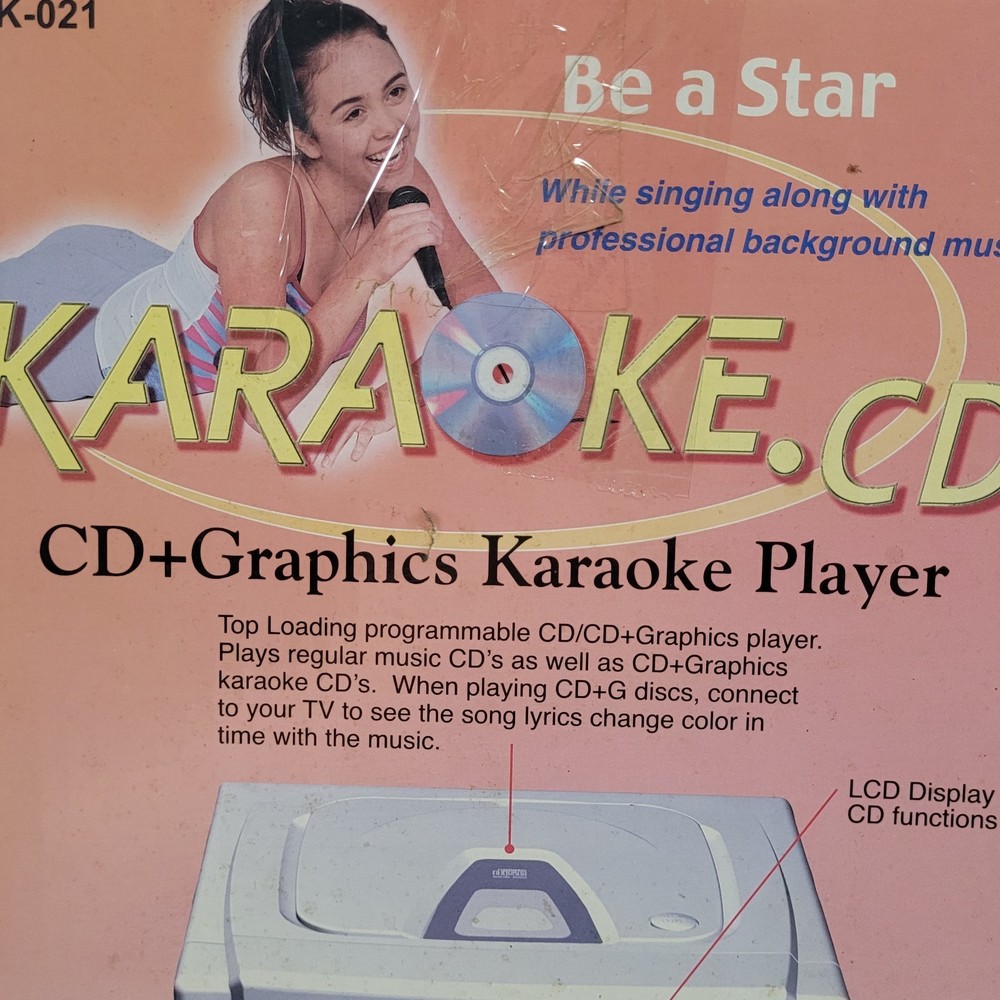 Karaoke Cd Graphics Player WK-021 In Box