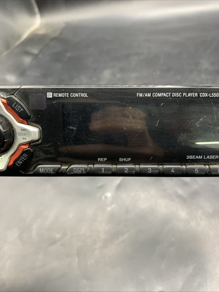 Sony CDX-L550X Xplōd Compact Disc Player Faceplate ONLY (Used) UNTESTED