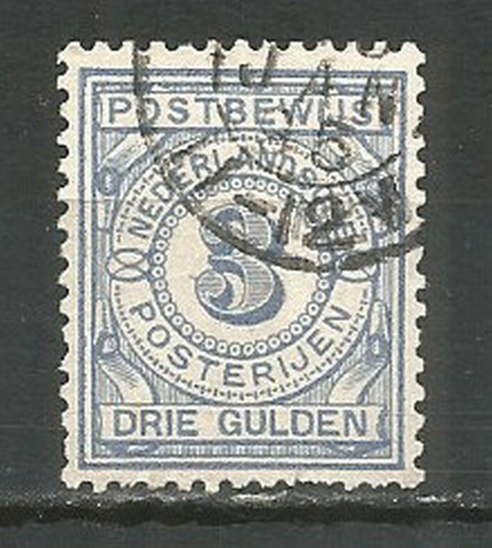 Netherlands 1884 year, used stamp