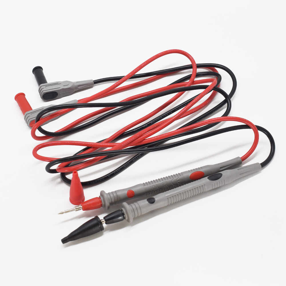 1pair Two-Color Injection Digital Multimeter Pen Compatible All Digital Meters