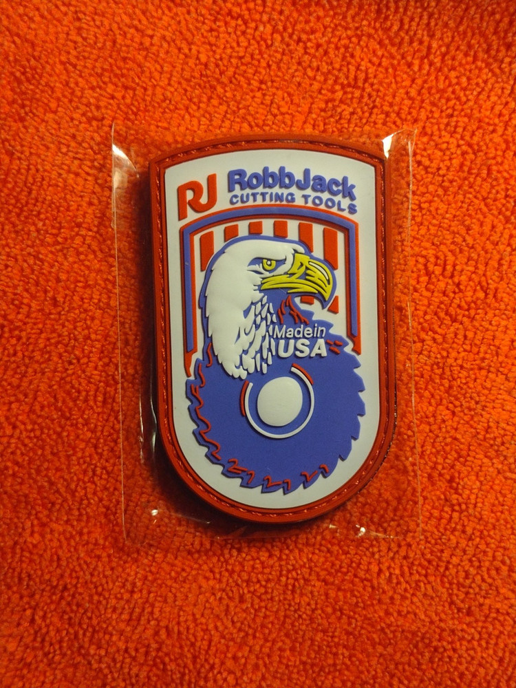 RobbJack CUTTING TOOLS Tactical Morale Patch SHOT-SHOW 2025 PVC hook&loop NIP