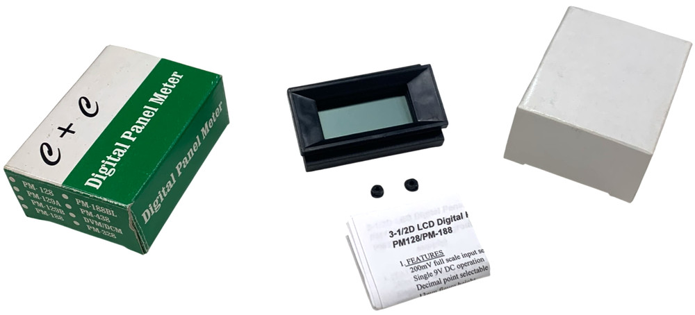 C+C / ITC PM-128 Universal Digital Panel Meter LCD LED Display 3.5"0-500V
