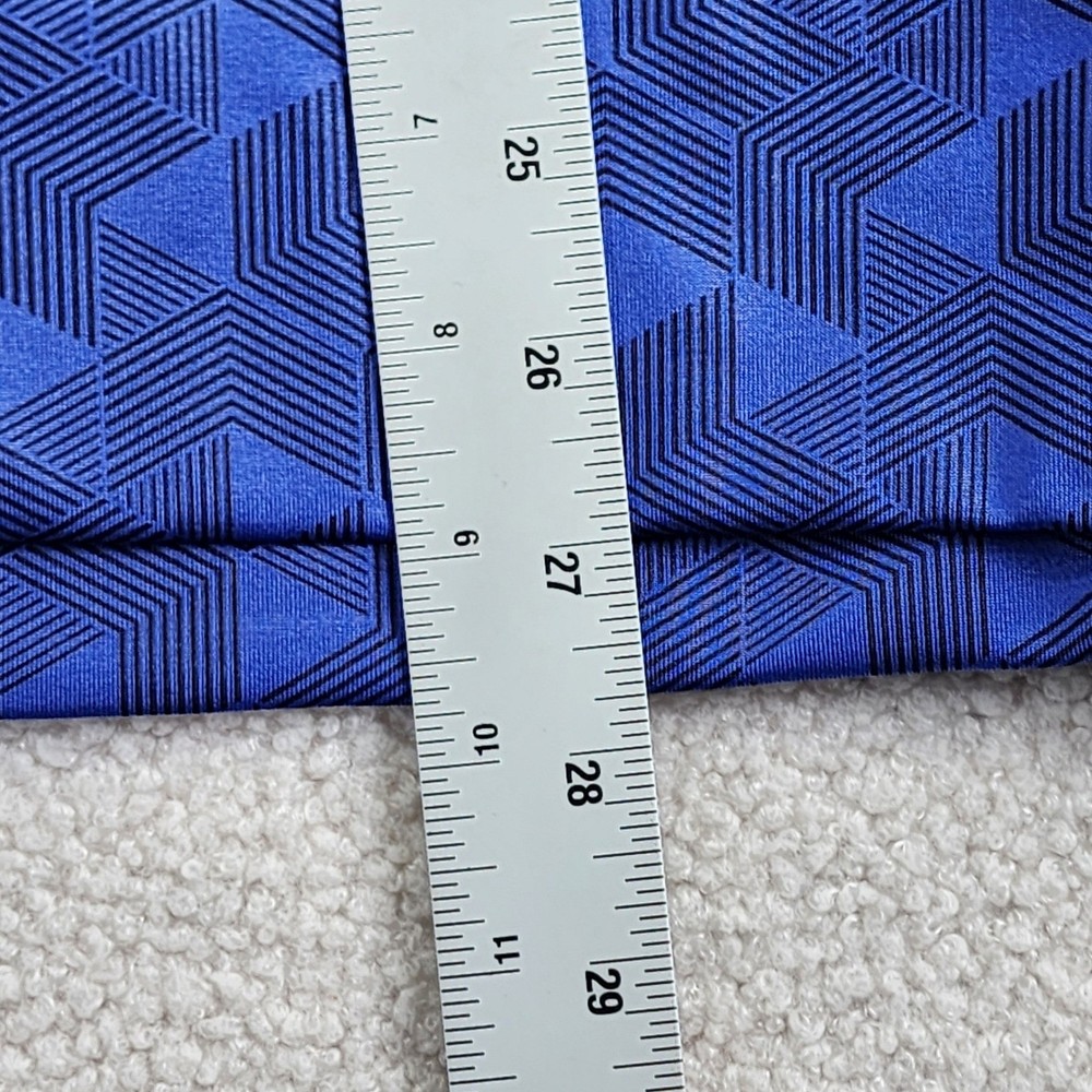 Bobby Jones Performance Pullover Mens Medium Blue Geometric Quarter-Zip Golfcore