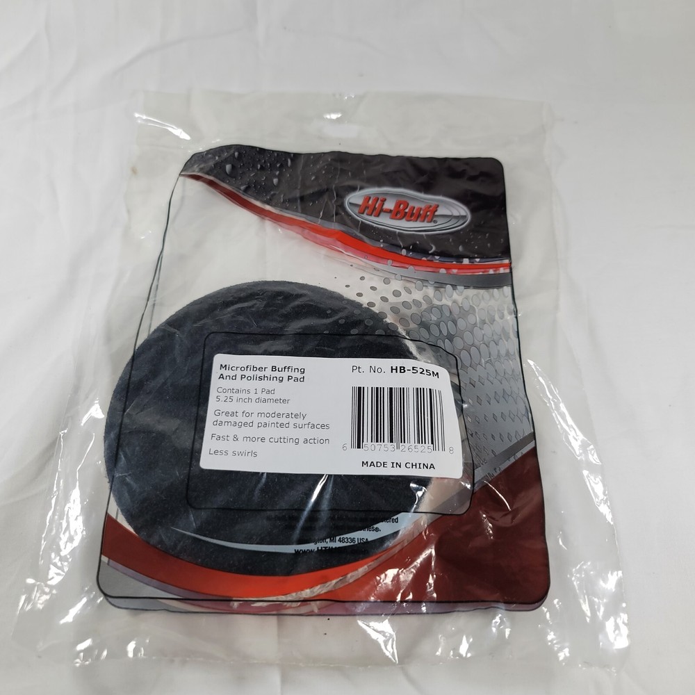 Hi-Buff 6.25" Microfiber Buffing/Polishing Pad