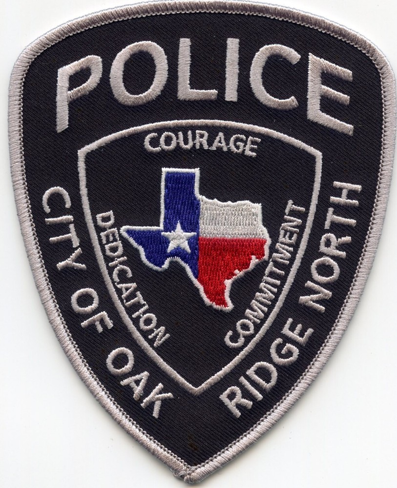 OAK RIDGE NORTH TEXAS POLICE PATCH