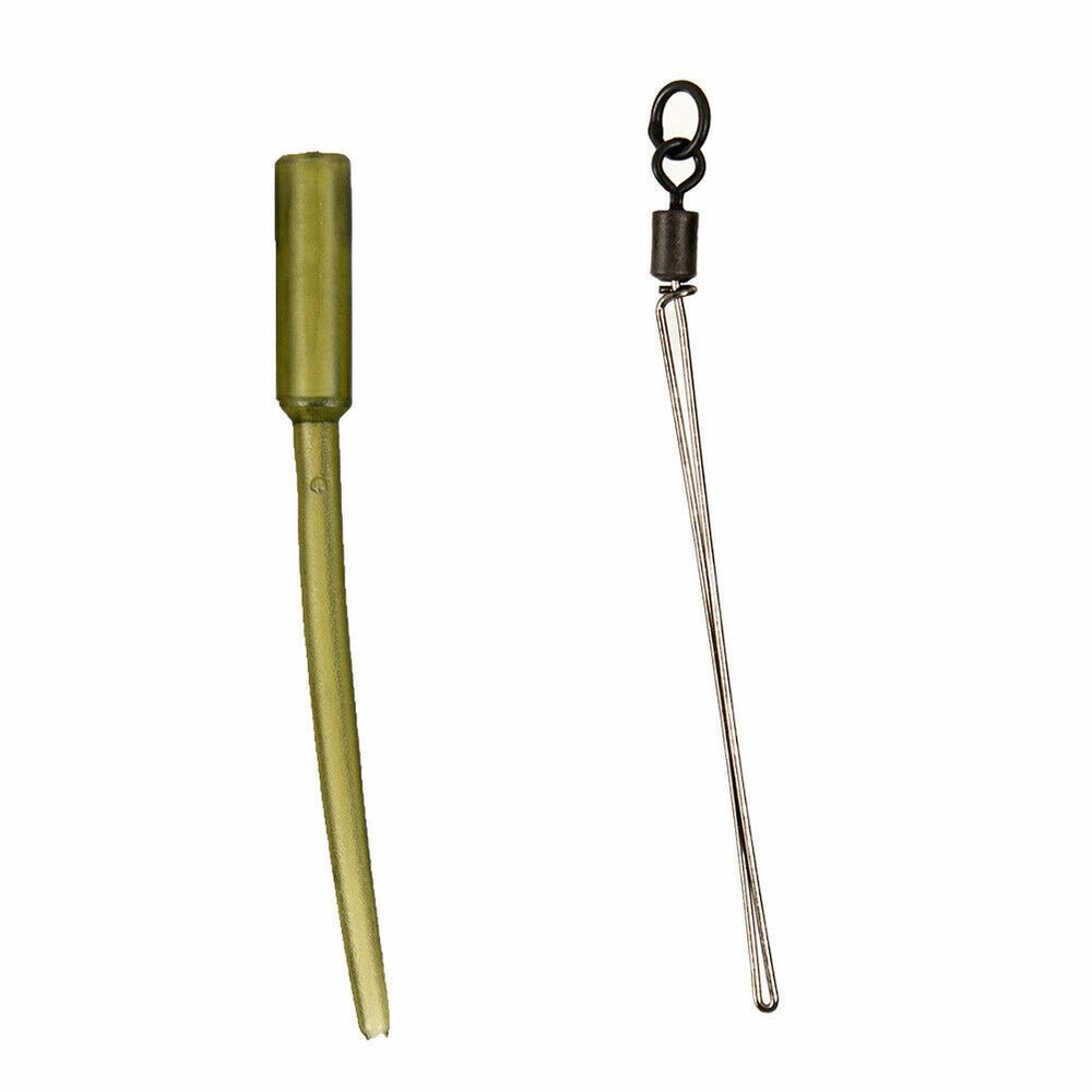 10 Translucent Green OR brown quick change solid PVA bag stems for carp fishing