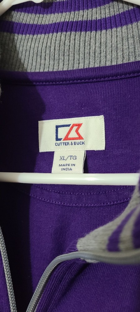 Cutter & Buck Purple Track Jacket XL