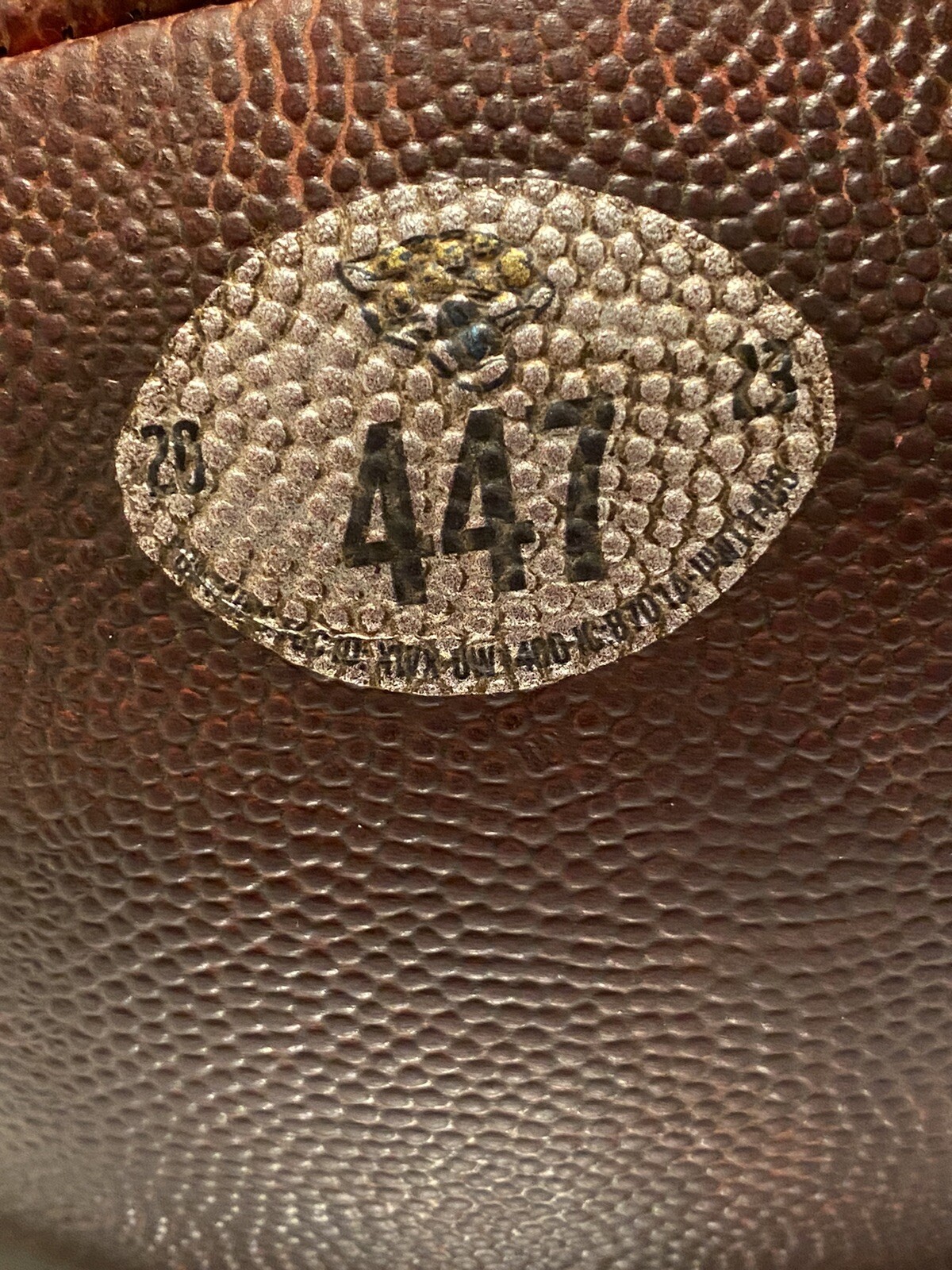 Game Used Football Trevor Lawrence Jacksonville Jaguars VS Houston Texans9/24/23