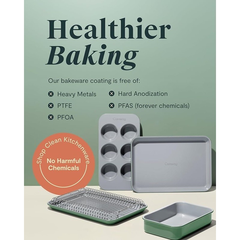 Non-Toxic Ceramic Bakeware Small Rectangular Pan Oven Safe Easy Cleanup Durable