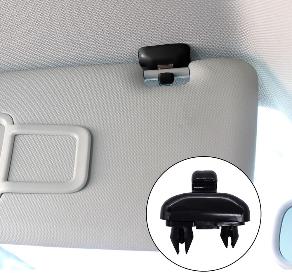 2pcs Auto Sun Visor Clip Hook Bracket Hanger Sun Visor Clips Replacement for A1