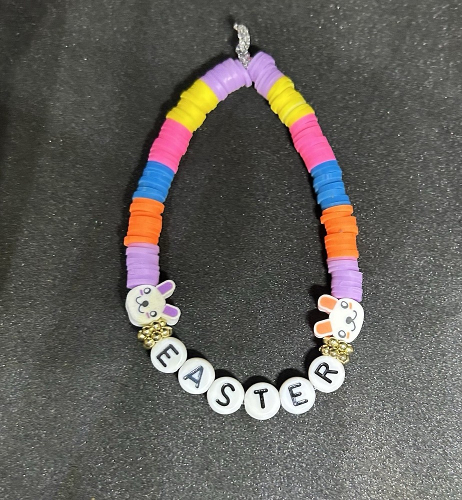 Easter (Happy Easter) Heishi Bracelet