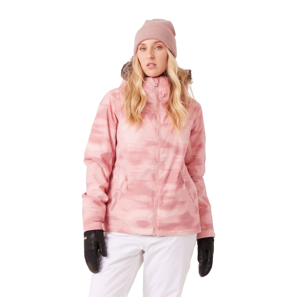 Roxy Jet Ski Women's Winter Jacket, Pink Combo, Large