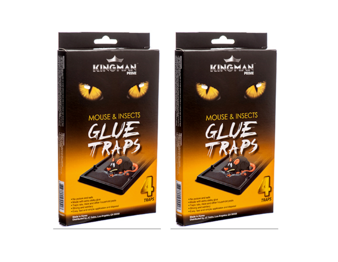 2 packs - 8 TRAPS Mouse & Insects Glue Traps