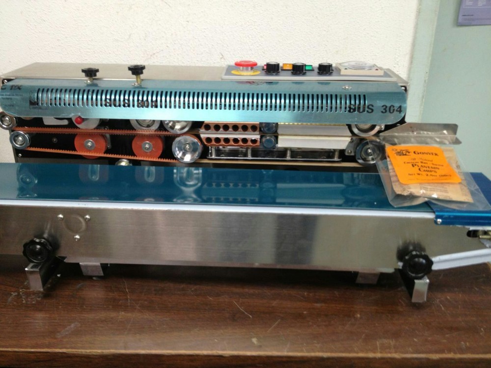 * SPECIAL* 220V INDUSTRIAL VERSION FRD-1000 CONTINUOUS & INK CODER BAND SEALER