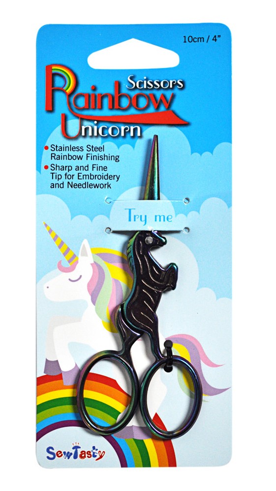 Rainbow Unicorn 4 Inch Scissors