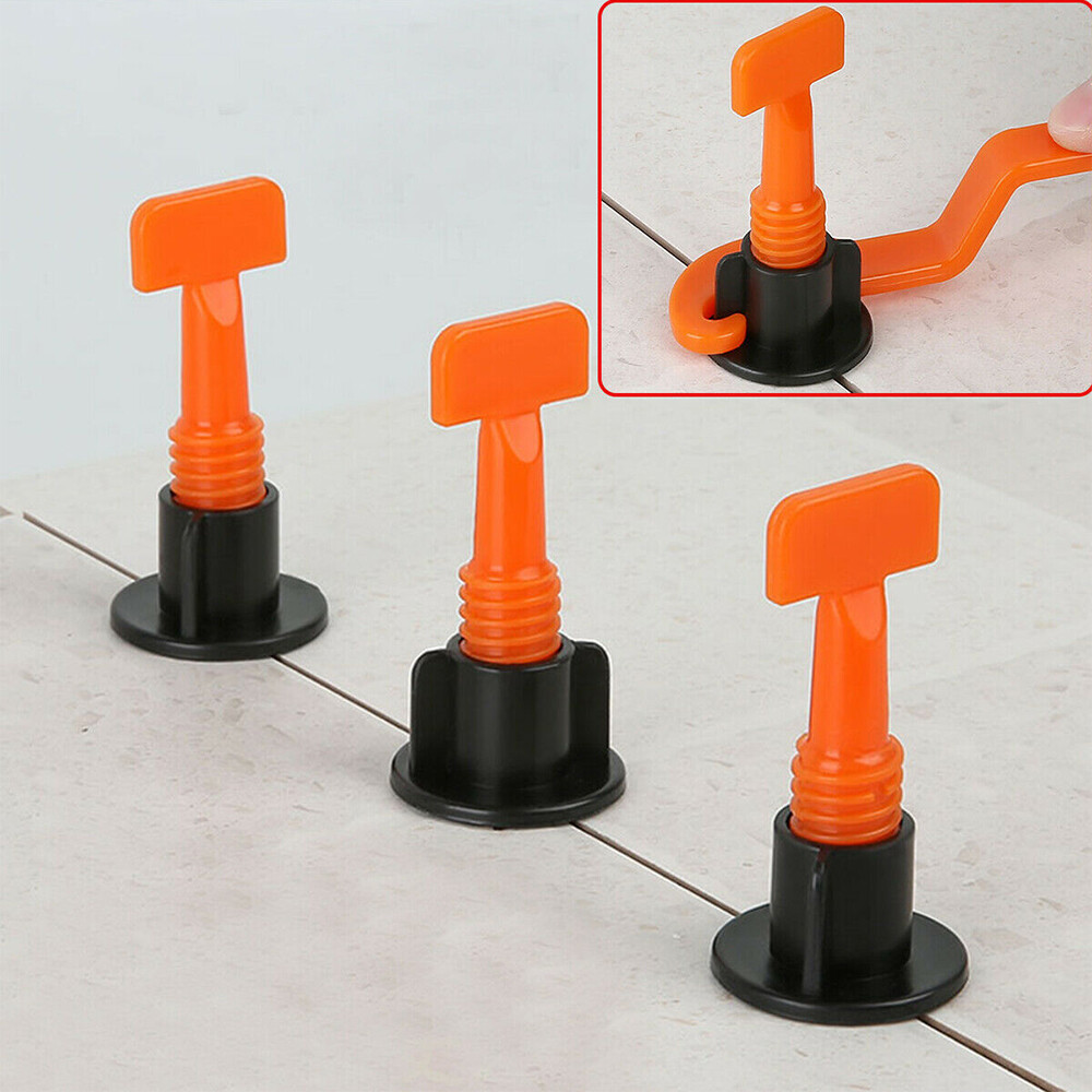 100PC-400pcs Tile Leveling System Kit Reusable Tile Spacer Wall Floor Clips Tool