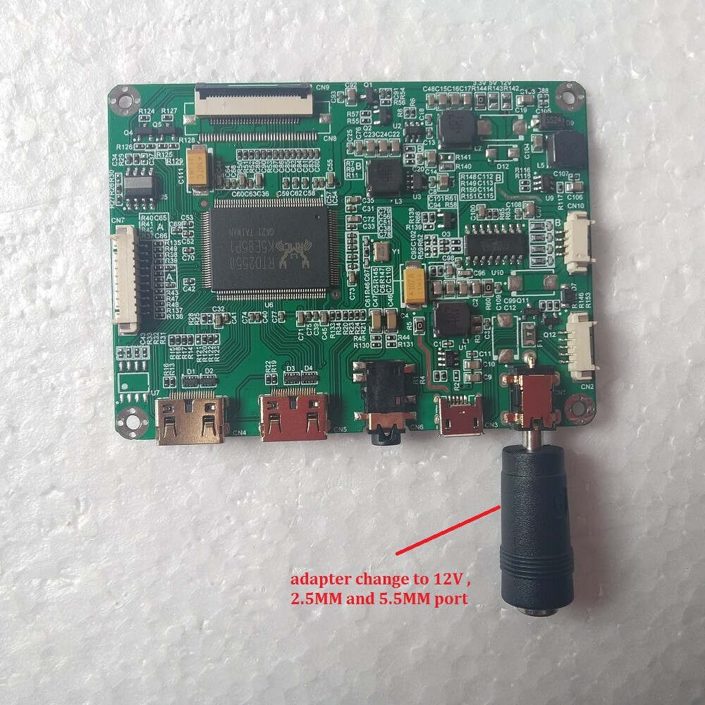 2 micro HDMI LCD LED EDP mini Controller board kit 5V For N156HRA-GAA 1920X1080