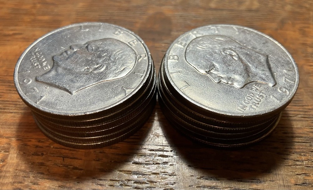 1971D Eisenhower US Dollar Coins