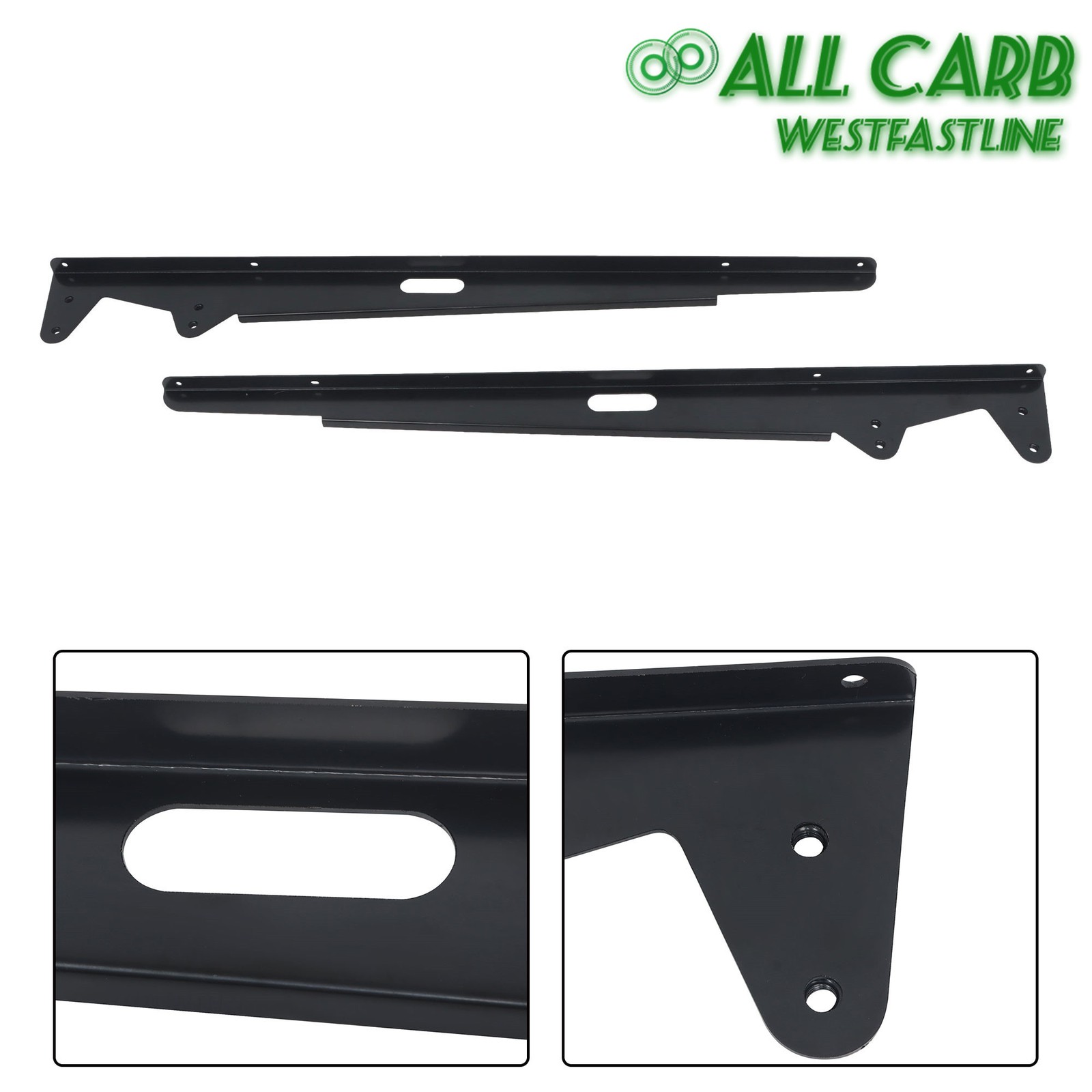 Tuff Top Tractor & Mower Canopy 52" × 52" For 2" x 2" or 2" x 3" ROPS -White